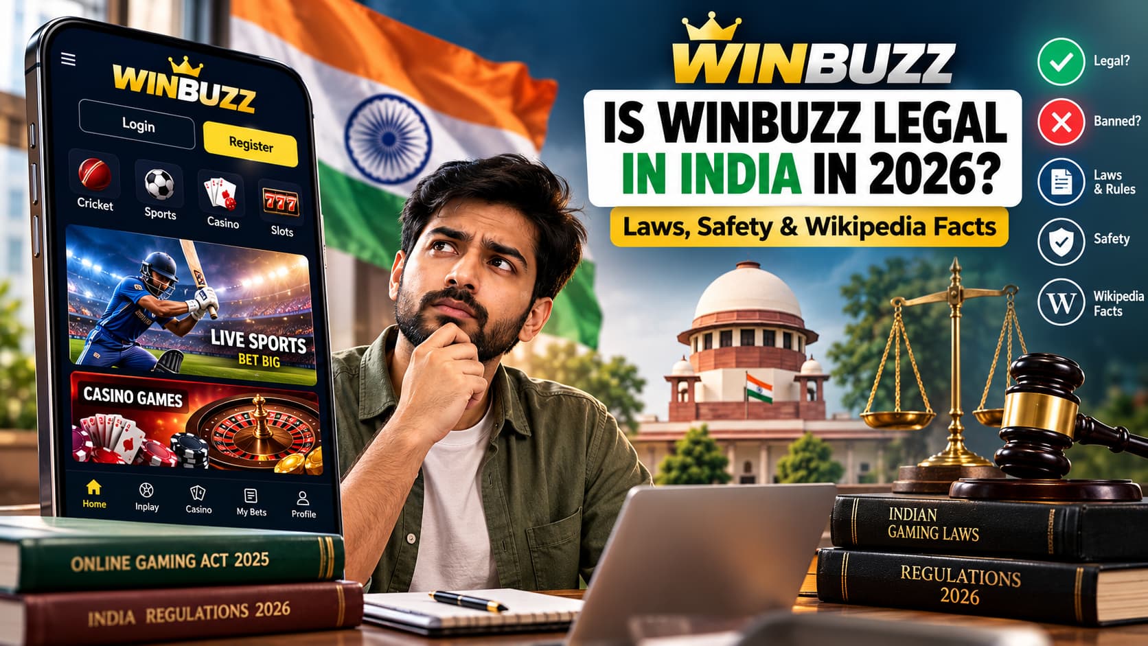 Winbuzz Legality in India 2026